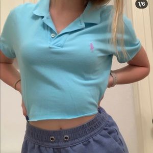 Polo crop top